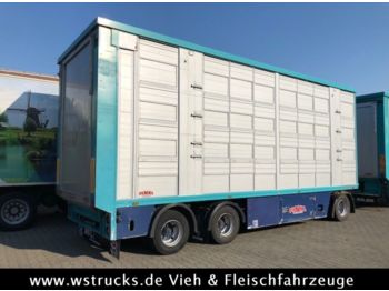 Finkl 4  Stock Lift Waage Hubdach  Vollalu Typ 2  - Для перевезення худоби причіп