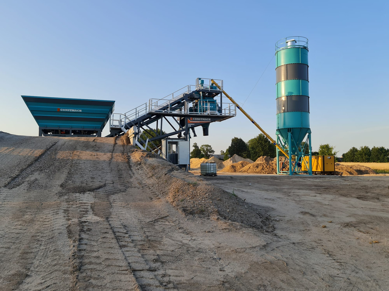 Новий Бетонний завод Constmach Mobile Concrete Mixing Plant 60 m3/h: фото 9
