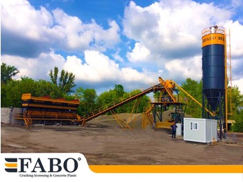 Новий Бетонний завод FABO 75m3/h STATIONARY CONCRETE MIXING PLANT: фото 1