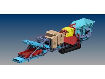 Новий Мобільна дробарка FABO FTI-110s Tracked Impact Crusher with Vibrating Screen: фото 1