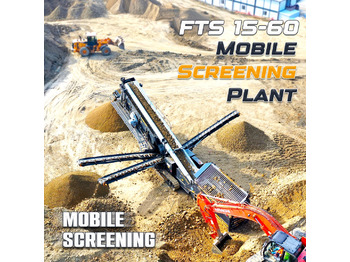 Новий Мобільна дробарка FABO FTS 15-60 MOBILE SCREENING PLANT 500-600 TPH | Ready in Stock: фото 1