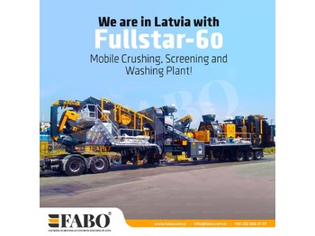 Новий Мобільна дробарка FABO FULLSTAR-60 Crushing, Washing & Screening  Plant: фото 1