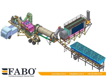 Новий Асфальтний завод FABO Installation of asphalt of any capacity mobile and fixed.: фото 1