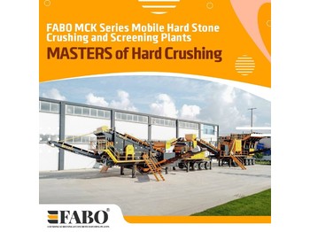 Новий Мобільна дробарка FABO MCK-110 MOBILE CRUSHING & SCREENING PLANT | JAW+SECONDARY: фото 1