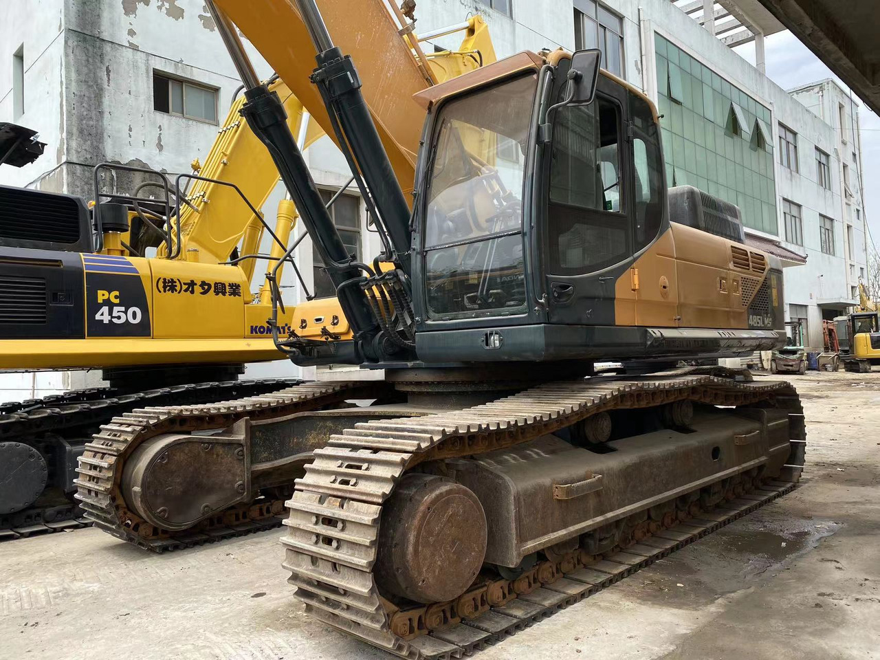 Гусеничний екскаватор Korea made HYUNDAI used excavator good condition R485LVS best service on sale: фото 4