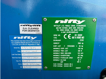 Niftylift hr17 N Hybrid - Підйомник: фото 3