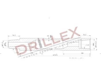 Установка для горизонтального буріння Vermeer D36x50 Φ68 4,5m Drill pipes, żerdzie: фото 1