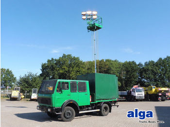 Автовишка Mercedes-Benz 1017 AF 4x4, Lichtmast,Lichtgiraffe,Flutlicht