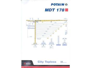 Potain MDT 178 - Баштовий кран