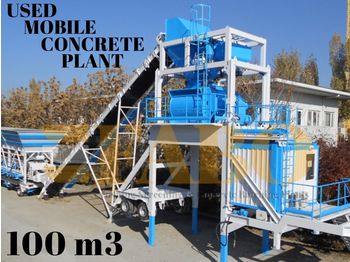 FABO USED MOBILE CONCRETE BATCHING PLANT 100 m3/h - Бетонний завод
