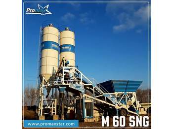 PROMAXSTAR Mobile Concrete Batching Plant PROMAX M60-SNG(60m³/h) - Бетонний завод
