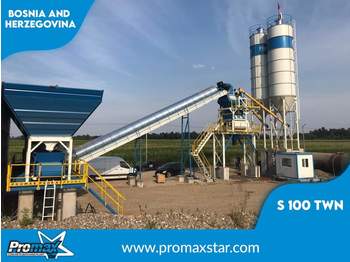 PROMAX Stationary Concrete Batching Plant S100-TWN (100m3/h) - Бетонний завод