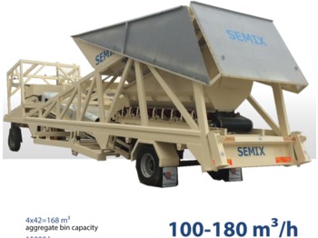 SEMIX Dry Type Mobile Concrete Batching Plant - Бетонний завод