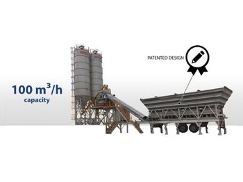 SEMIX Mobile 100S4 Concrete Mixing Plant - Бетонний завод