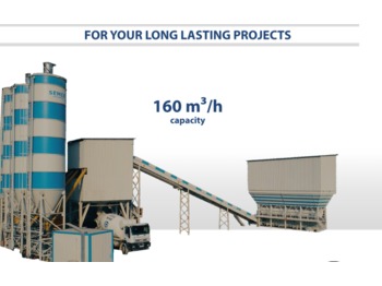 SEMIX Stationary Concrete Batching Plant 160 m³/h - Бетонний завод