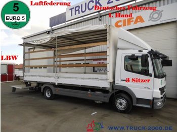 Тентований фургон Mercedes-Benz 816 ATEGO Plane + LBW 1.Hand Deutsche LKW + AHK: фото 1