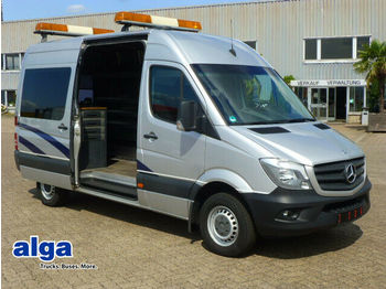 Суцільнометалевий фургон Mercedes-Benz 313 Sprinter/Service/Werkstatt/Regale/AHK!