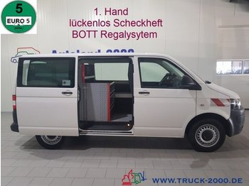 Суцільнометалевий фургон Volkswagen T 5 TDI 4motion Regaleinbau Scheckheft TüV neu: фото 1