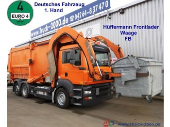 Сміттєвози Для транспортування сміття MAN TGA 26.320 Hüffermann Frontlader mit Waage*31m³*: фото 1