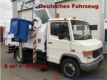 Сміттєвози Для транспортування сміття Mercedes-Benz 814 D 6m³Seitenlader*Presse*1.Hand*DeutscherLKW: фото 1