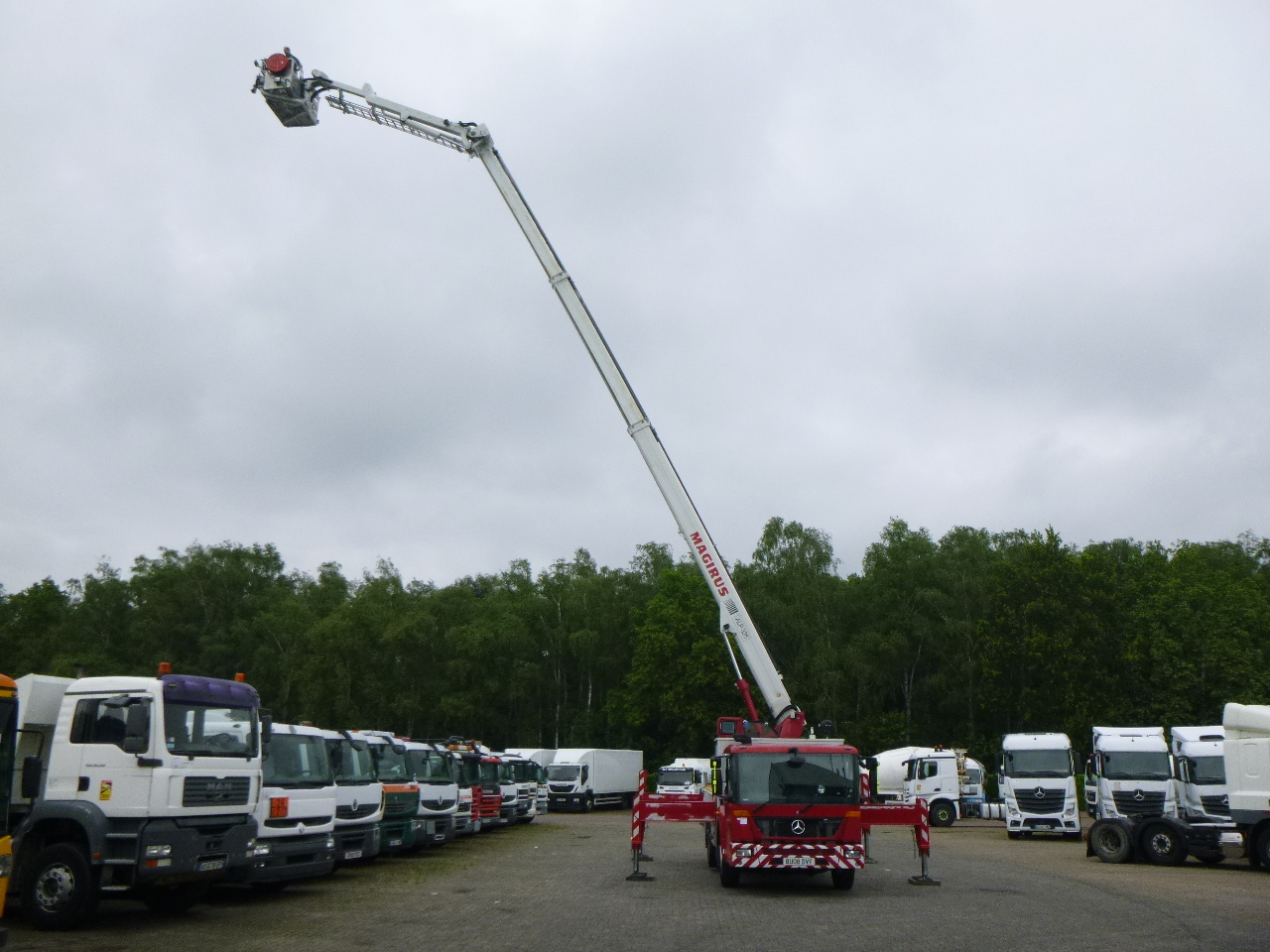 Пожежна машина Mercedes Econic 6x2 RHD Magirus ALP325 fire truck: фото 11