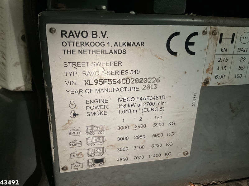 Підмітально-прибиральна машина Ravo 540: фото 16