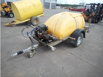  Western Global Single Axle Plastic Water Bowser, Yanmar Pressure Washer - Мийка високого тиску