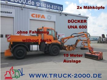 UNIMOG Dücker UNA600 Böschungsmäher 2 Mähköpfe-15 Meter - Комунальна/ Спеціальна техніка