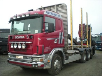 Scania 124 8X4 - Лісовий причіп