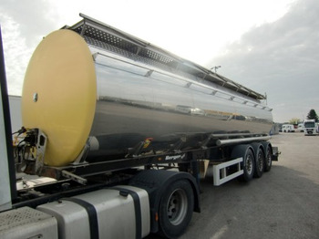 Напівпричіп цистерна Для транспортування харчових продукті Berger Lebensmittel Milch Auflieger 32000 Liter, 4 Kammern: фото 1