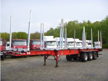 Dennison 3-axle wood trailer 13.6 m - Бортовий напівпричіп/ Платформа