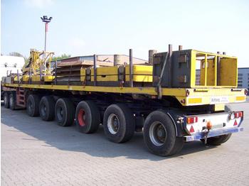 ES-GE Germany 85.000kg complete, 6 axle - Бортовий напівпричіп/ Платформа