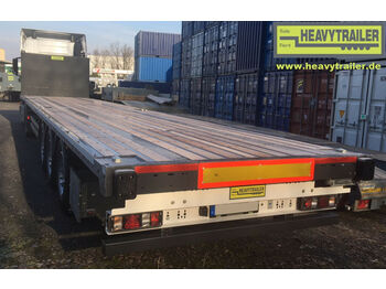 Бортовий напівпричіп/ Платформа HeavyTrailer 3-Achs-Plateau Container