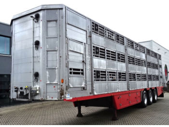 Pezzaioli SBA63 U/ 3 Achsen / LIFTACHSE/Hubdach  - Для перевезення худоби напівпричіп