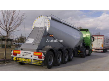 Новий Напівпричіп цистерна Для транспортування цементу EMIRSAN 2022 4 Axle Cement Tanker Trailer: фото 1