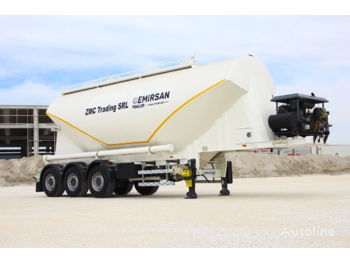 Новий Напівпричіп цистерна Для транспортування цементу EMIRSAN 2022 W Type Cement Tanker Trailer from Factory: фото 1