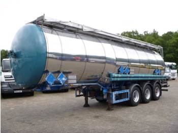 Напівпричіп цистерна Для транспортування хімікатів Feldbinder Chemical tank inox 37 m3 / 3 comp: фото 1