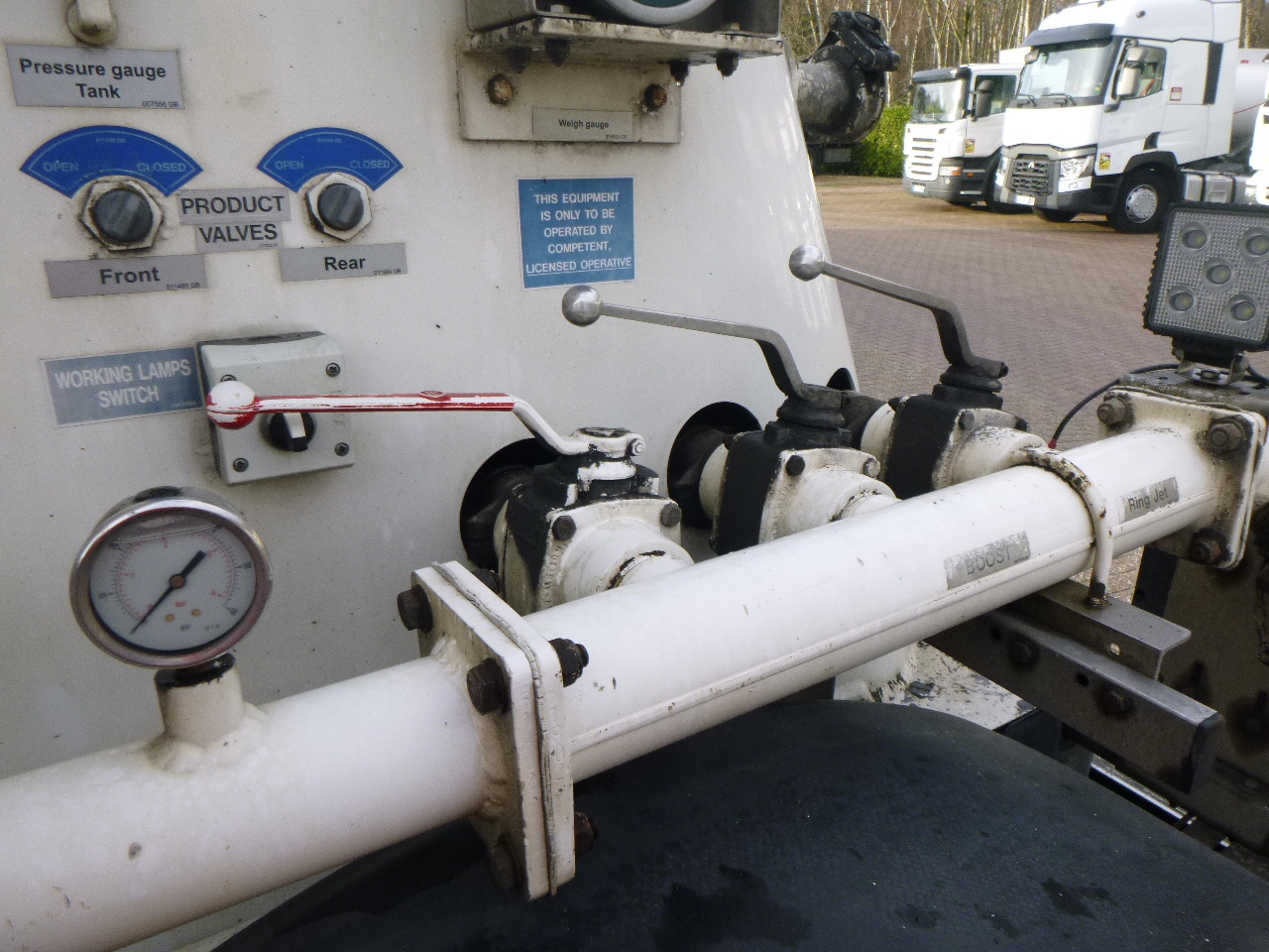 Напівпричіп цистерна Для транспортування борошна Feldbinder Powder tank alu 36 m3 / 1 comp: фото 10