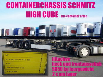 Schmitz SCF 24 G / HIGH CUBE 20/30/40/45 2x vorhanden - Контейнеровоз/ Змінний кузов напівпричіп