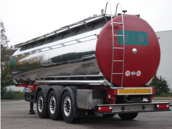 Berger Food - milk tank, 32.000 l., 4 comp., Light weight: 5.660 kg. - Напівпричіп цистерна