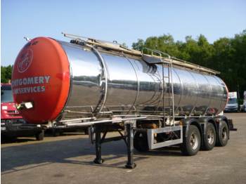 Clayton Chemical tank inox 30 m3 / 1 comp - Напівпричіп цистерна