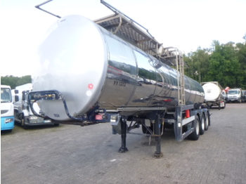 Clayton Food tank inox 23.5 m3 / 1 comp - Напівпричіп цистерна