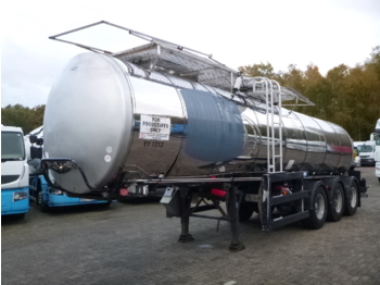 Clayton Food tank inox 23.5 m3 / 1 comp + pump - Напівпричіп цистерна