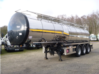 Clayton Heavy oil / bitumen tank inox 30 m3 / 1 comp + pump - Напівпричіп цистерна
