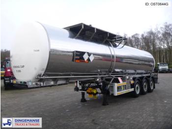 Crossland Bitumen tank inox 31.8 m3 / 1 comp - Напівпричіп цистерна