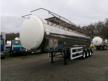 Crossland Food tank inox 35 m3 / 1 comp + pump - Напівпричіп цистерна