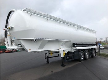 HEITLING 51 m3, 7 compartments animal food silo trailer - Напівпричіп цистерна
