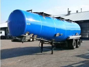 Maisonneuve Chemical tank Inox 31m3 / 3 comp. - Напівпричіп цистерна
