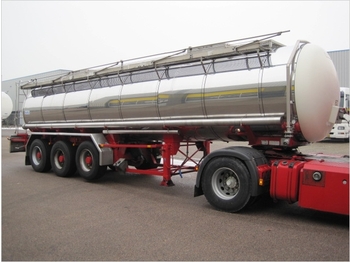 VOCOL (NL) 22.000 l., 1 comp., lift axle - Напівпричіп цистерна