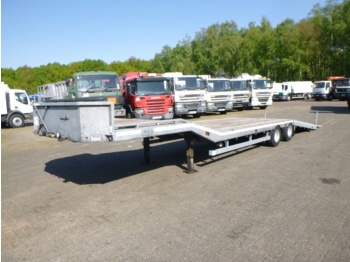Veldhuizen Semi-lowbed trailer (light commercial) 10 m + winch + ramp - Низькорамна платформа напівпричіп